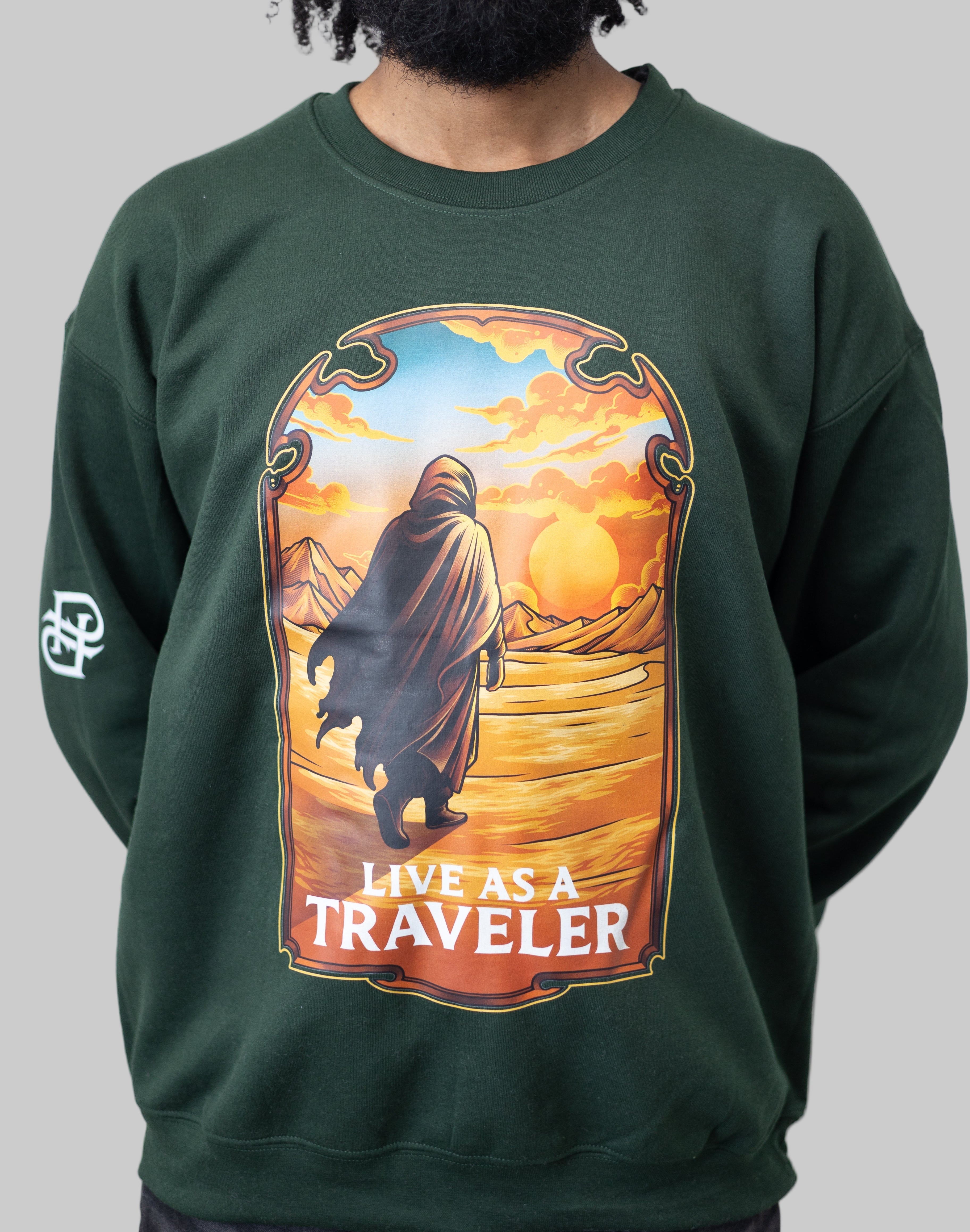 Live as a Traveller Crewneck